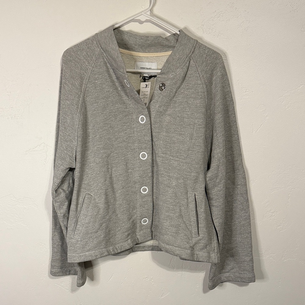 Current/Elliott Light Gray Knit Sweater